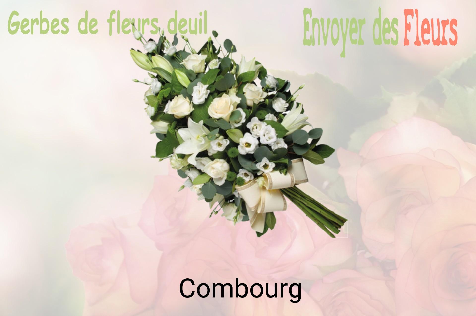 Gerbe de fleurs de deuil livrée à Combourg